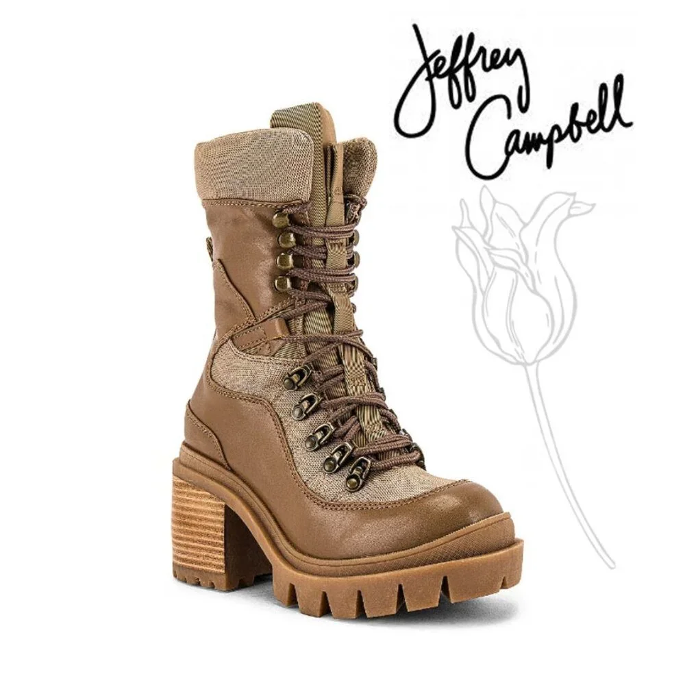 Jeffrey Campbell Maniac Lace Up Boot - Picture 1 of 14